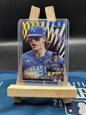 2024 Finest #FSB-12 Bobby Witt Jr. Future So Bright Purple #/125 Royals