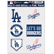 Los Angeles Dodgers Multi-Use 6 Fan Pack MLB Decal Stickers