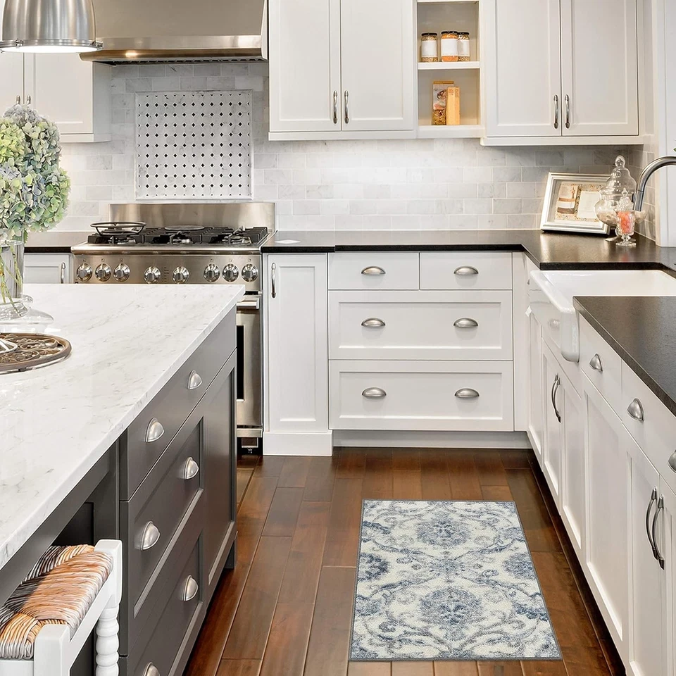 Anti-Skid Washable Indoor Area Floor Rug / Mat for Kitchen Bathroom - Image 3 of 4