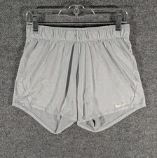 Nike Dri-Fit Women Small Dry Attack Training Running Heathered Shorts 918301-012