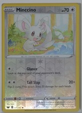 Minccino 145/202 Sword & Shield Base Set Reverse Holo Pokemon TCG