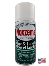 Noxzema Medicated Shave Cream With Aloe Lanolin 11 Oz Green Can - Discontinued