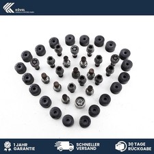 20x Original Radbolzen mit Felgenschloss und Kappen VW Passat B7 365/362