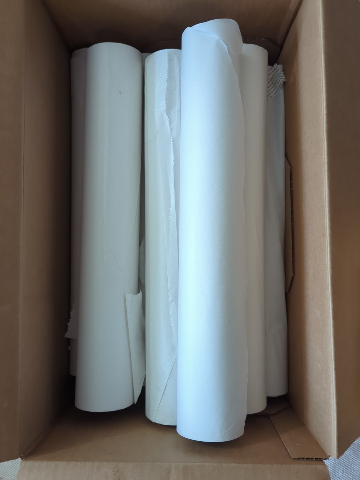 Rolls Box Of 7 100+ Foot Each White