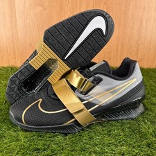 Nike Romaleos 4 Black Metallic Gold CD3463-001 Men’s 12.5 New Without Box Nike Mens 9 Romaleos 4 Weightlifting Shoes Black Metallic  main image 3