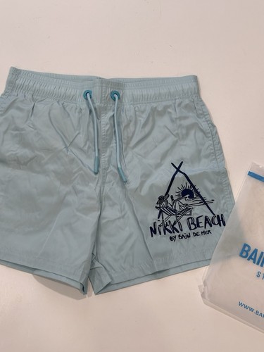 BAIN DE MER X NIKKI STRAND BADEHOSE IN HIMMELBLAU GRÖSSE MEDIUM NEU MIT ETIKETT - Bild 2 von 7
