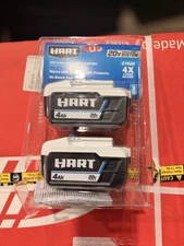Sealed HART 20V 4.0Ah Lithium-Ion Rechargeable Battery 2-Pack HPB23
