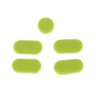 5 teiliges Set Schutzkappen/Steckerstopper für USB Anschlüsse des MacBook Pro