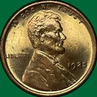 1925 Lincoln Wheat Cent Brilliant Uncirculated BU Coin #34090