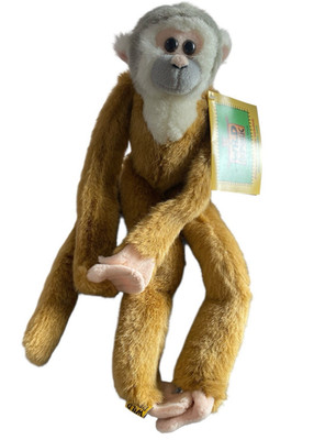 Wild Republic Antuco Squirrel Monkey 17  Plush Stuffed Animal 1998 w/ Tag