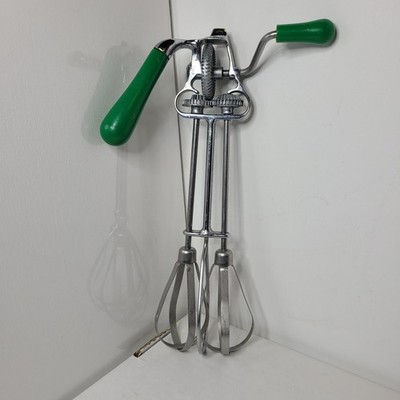 Vintage Egg Beater Hand Crank Mixer Manual Whisk Worlbeater Los Angeles CA