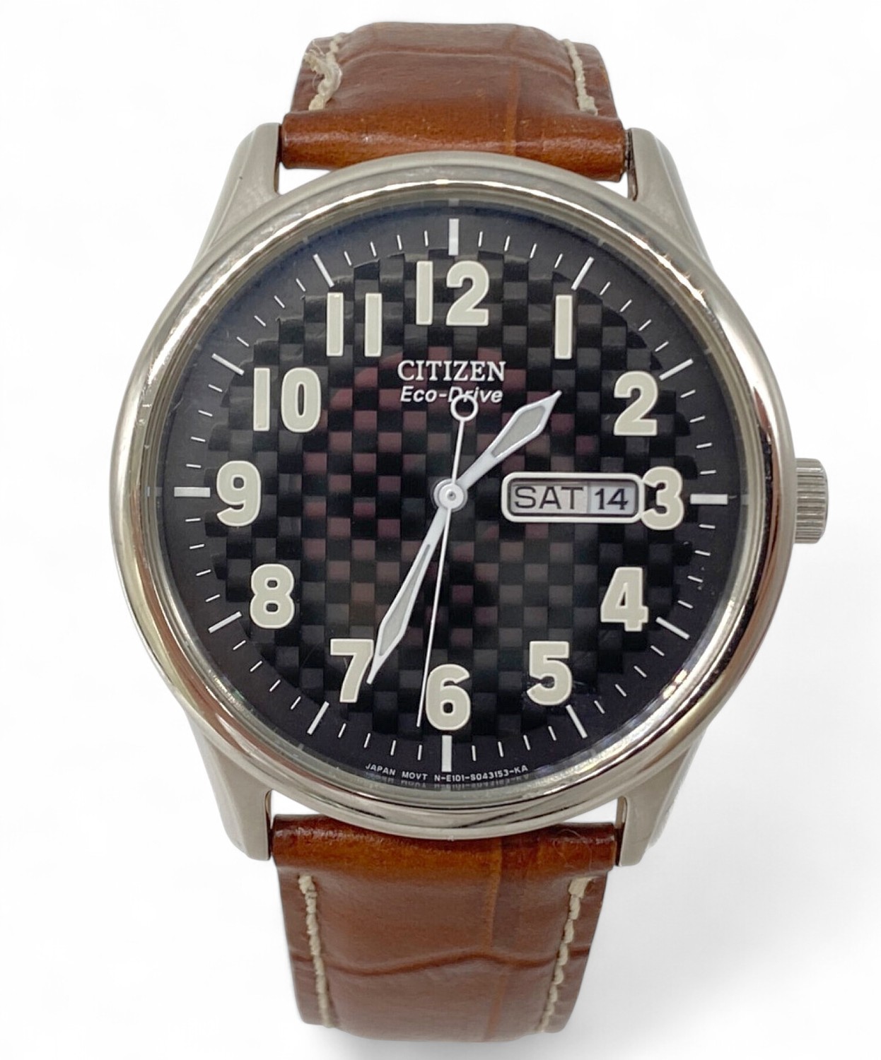 CITIZEN Men's Black Dial Wristwatch Model 2065 Authentic