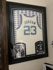 Michael Jordan Signed North Carolina Tar Heels #23 Basketball Jersey