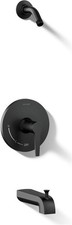 KOHLER K-TLS97074-4-BL Pitch Rite-Temp Bath And Shower Trim Set Less Showerhead,