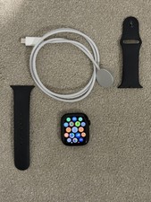 Apple Watch Series 10 46mm Jet Black Aluminium GPS with Strap, S/M