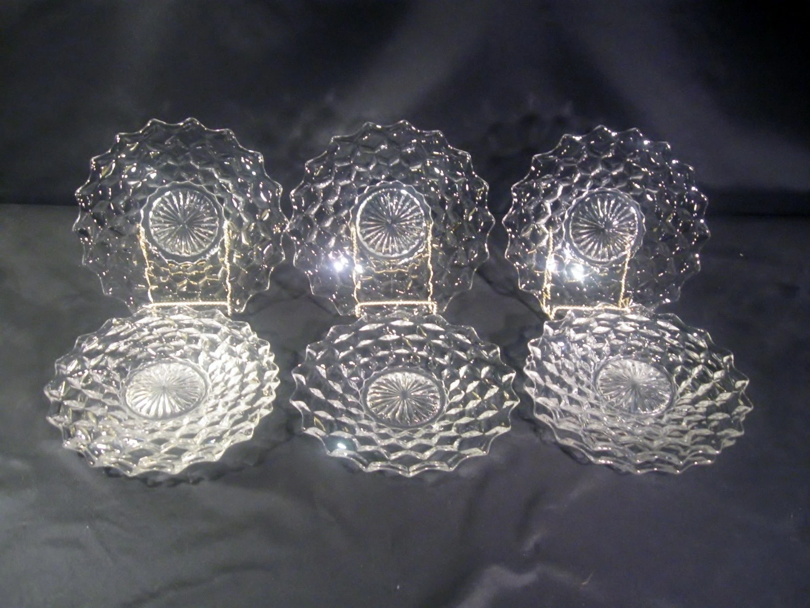 Fostoria American Salad Plates Set of 8