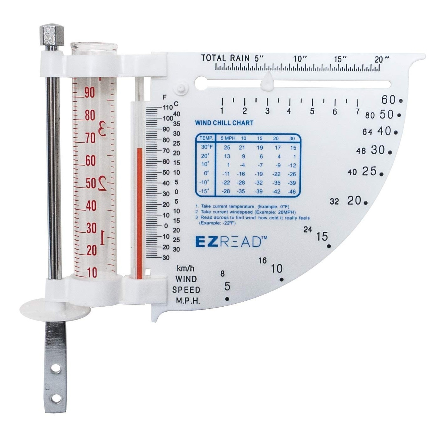 Headwind Consumer Products 840-0052 5-in-1 Weather Station, White