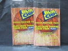 LOT OF 2  Vintage Skybox BLUE CHIPS Sneak Preview Prototype Packs -SHAQ