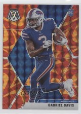 2020 Panini Mosaic Rookies Reactive Orange Mosaic Prizm Gabriel Davis #239 1u6