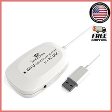 Bluetooth Wireless Adapter for Wii U Pro Controller - Play Anywhere Up to 33ft