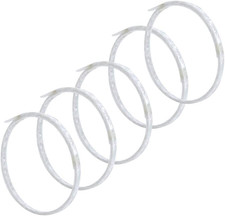 5Pcs Guitar Binding Purfling,6Mm Width Celluloid White Pearl Guitar Binding Purf