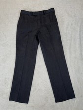 Brooks Brothers Regent Fit Wool Suit Dress Pants Size 35X32 Business Black