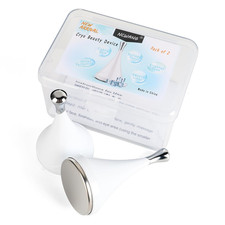 Ice Globes Facial Rollers for Face Eyes Neck Pack of 2 with Storage Box Ice Co