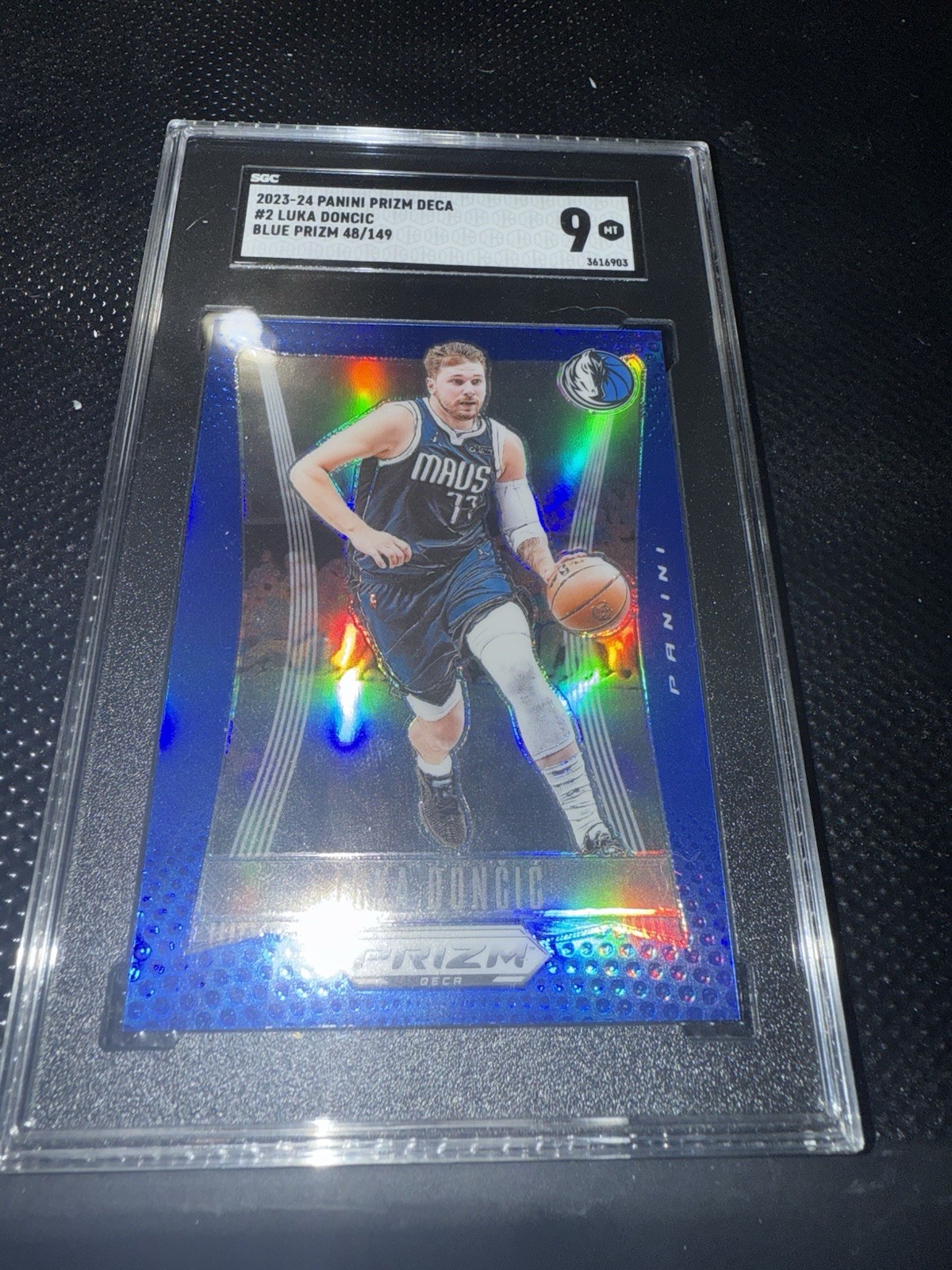 2023 Prizm Deca Luka Doncic Blue /149