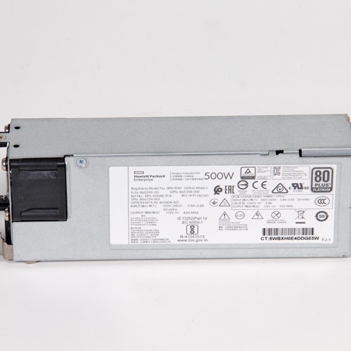 HP 865408-B21 865399-201 866729-001 500W 80 Plus Platinum Hot-Plug