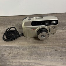 Minolta Freedom Family Zoom II 35mm Film Camera Silver 35-60mm Lens Case TurnsOn