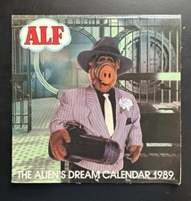 Vintage 1989 ALF Alien Dream Full Size Calendar