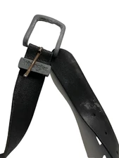 Vintage Wrangler men's black genuine leather belt| L45 | SKU 4482