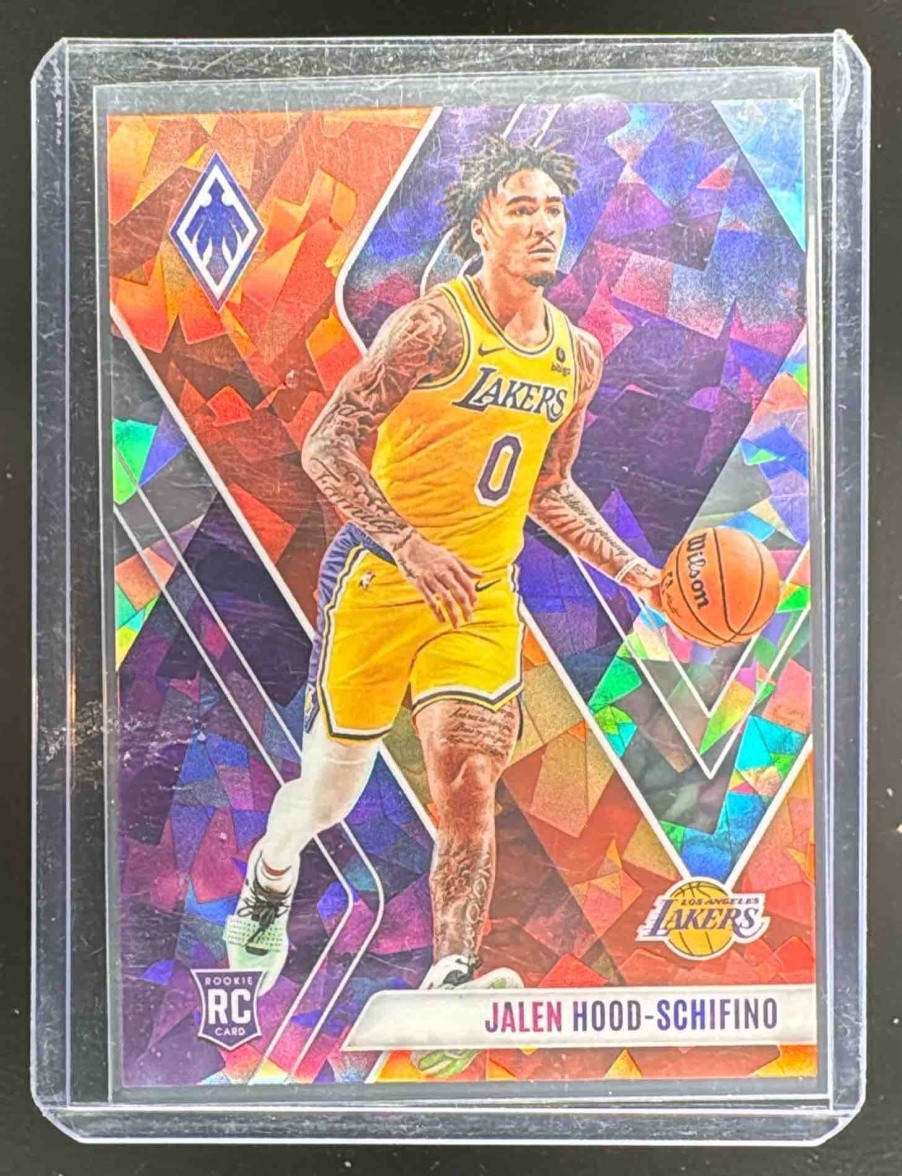 EL.169 Jalen Hood-Schifino 2023 Panini Phoenix #260 Orange Ice Rookie RC /249