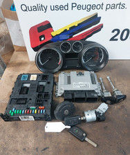 KIT ECU PEUGEOT 308 1.6 VTI BENZINA 5FS + SET SERRATURA BSI 2 TELECOMANDI 0261S06472 MEV174