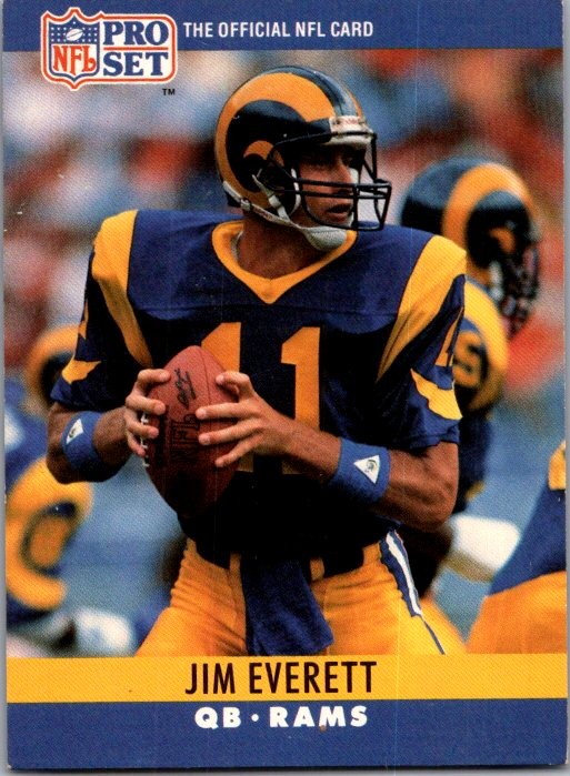 1990 Pro Set #165 Jim Everett
