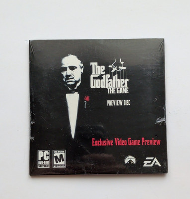 The Godfather The Game Exclusive Preview Disc (PC,2006) Sealed