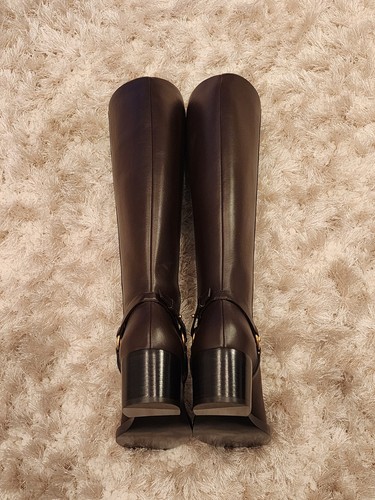 $ 1495 brandneu 100 % authentisch Gucci Horsebit Leder Schlupfstiefel braun 35 5 - Bild 10 von 13