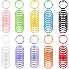 100 Stück Buchbinderinge aus Metall, 20 mm, ...