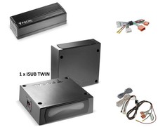 Double Caisson de Basse sous le Siège + Amplificateur pour Renault Clio IV Focal