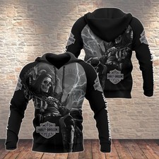 Personalized Harley Racing Davidson 3D Hoodie , Unisex Adults S-5XL