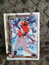 2025 Topps Holiday Yordan Alvarez #H44 Houston Astros Base