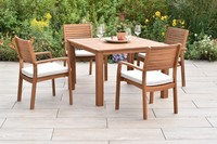Mx GartenmöBel Batavia Set 9Tlg. HolzmöBel Gartengarnitur BalkonmöBel Tisch
