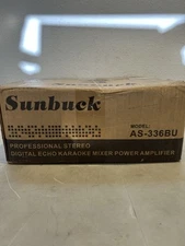 Sunbuck 2000W Stereo HiFi Power Amplifier Bluetooth 5.0 Karaoke FM USB EQ AUX EP