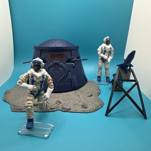 Vintage Cobra Battle Bunker  G.I. Joe 1985 complete play set with Snow Serpents