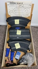 Vintage Montgomery Wards Strombecker Thunderbolt III Race Track & Miscellaneous 