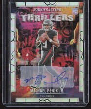 2024 Panini Rookies & Stars #T-MPJ Michael Penix Jr. Thrillers Signatures #/99
