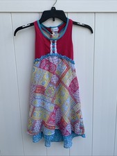Jona Michelle Girls Dress Size 7 Sleeveless Colorful Floral