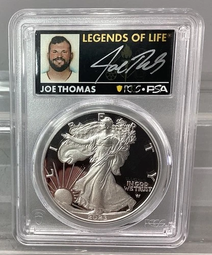 2023 W American Silver Eagle - PCGS - PR 70 DCAM - 1st Strike - Joe Thomas