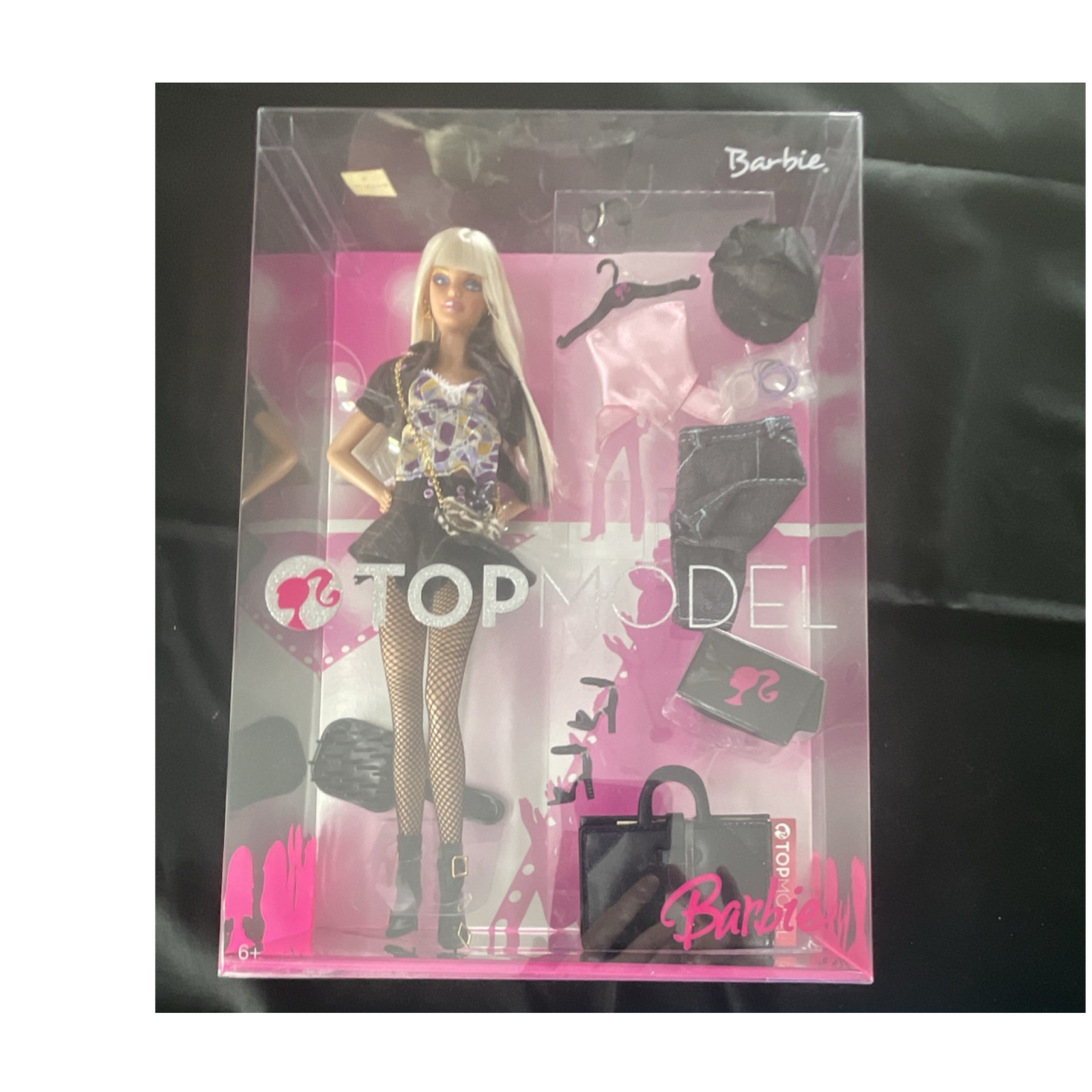Mattel Barbie Top Model Doll 2007 12in Blonde Blue Eyes Outfit Accessories NRFP