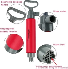 DasMarine Portable Kayak Hand Pump 16" Floating Bilge Pump for Canoe and Boat